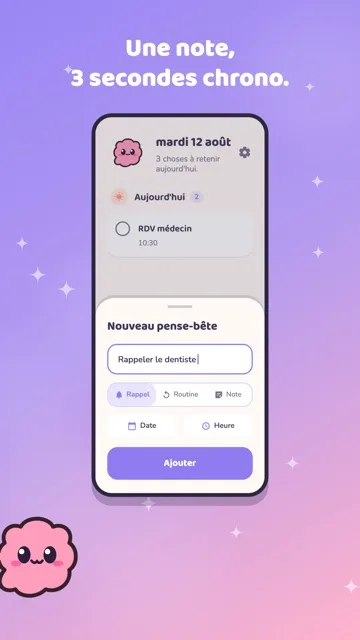 L'ajout d'une note en quelques gestes